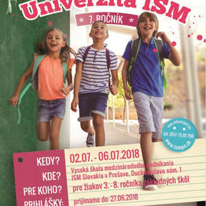 Detská univerzita ISM | Vysoká škola medzinárodného podnikania ISM Slovakia v Prešove